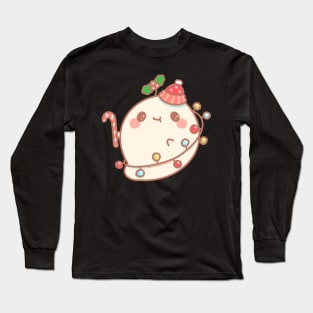 xmas ghostie Long Sleeve T-Shirt